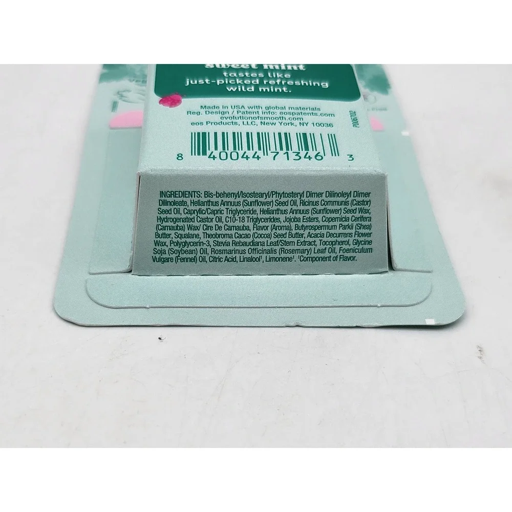 EOS Sweet Mint Plant Based Vegan Lip Balm‎ Protective Moisture